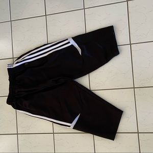 cropped adidas pants